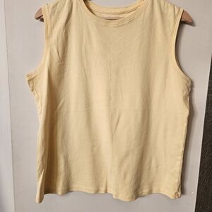 Studio Works Light Yellow Muscle Tee